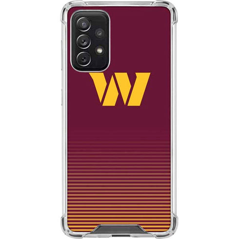 NFL Washington Commanders Breakaway Galaxy A72 5G Clear Case